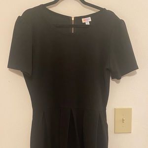 Lularoe A-line black dress